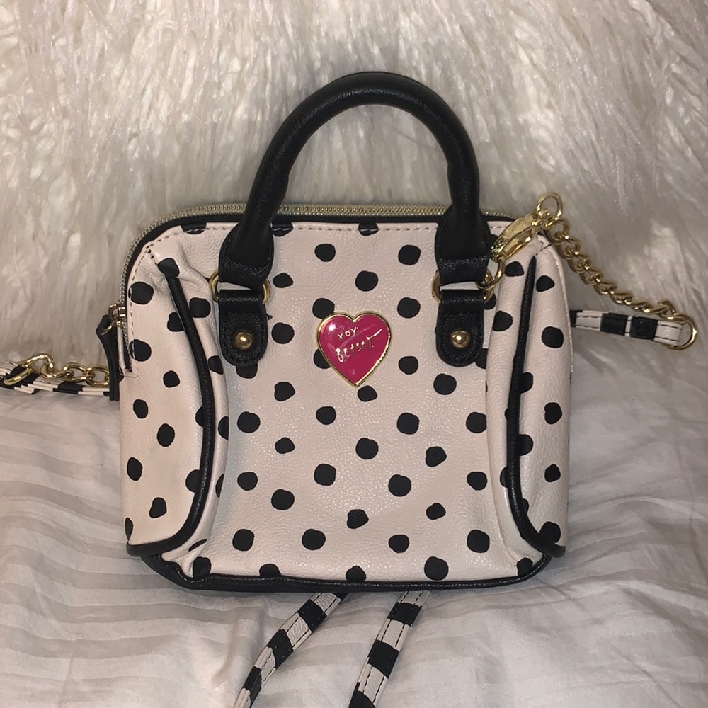 Betsey Johnson Mini Barrel Handbag